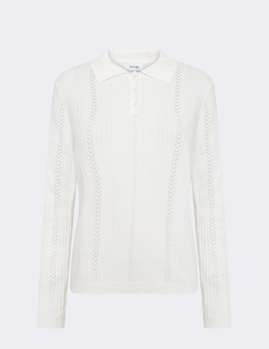 LR-PRIYA 2 Bluse Off white