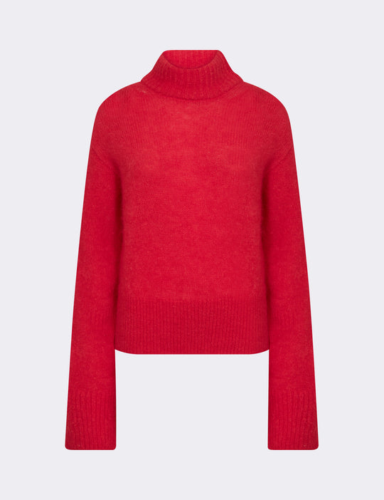 LR-NOREEN 12 Pullover Rød