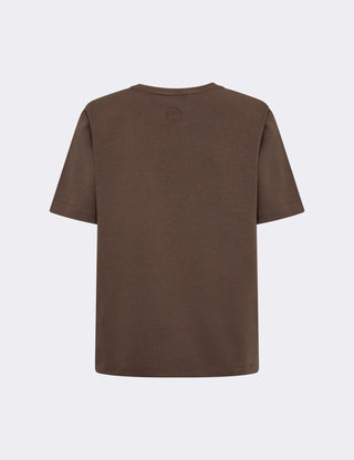 LR-KIS 1 T-shirt Mørk brun