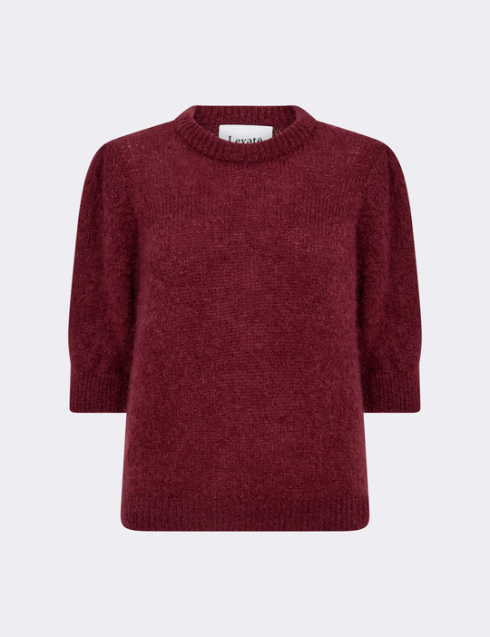 LR-NOREEN 2 Bluse Bordeaux