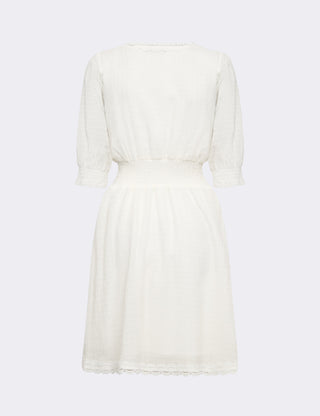 LR-LESLIE 1 Kjole Off white