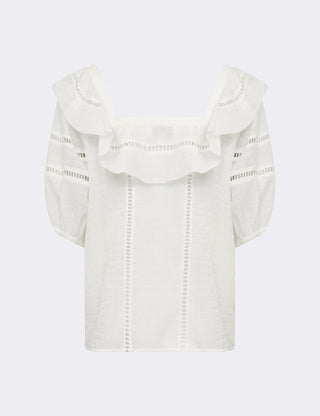 LR-LESLIE 2 Bluse Off white