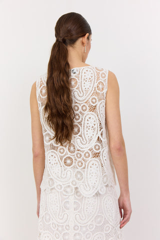 LR-LIVIA 3 Top Off white