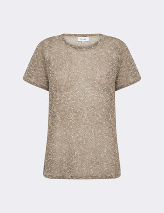 LR-LIV 1 T-shirt Mørk brun
