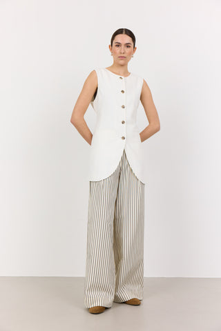 LR-LAURA 2 Vest Off white