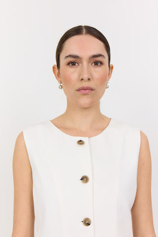 LR-LAURA 2 Vest Off white