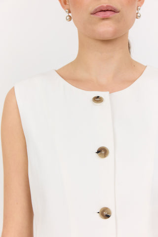 LR-LAURA 2 Vest Off white