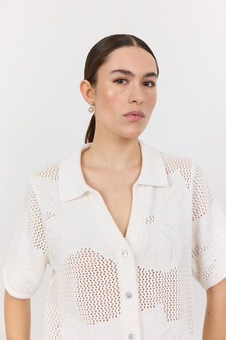 LR-LIAN 1 Skjorte Off white