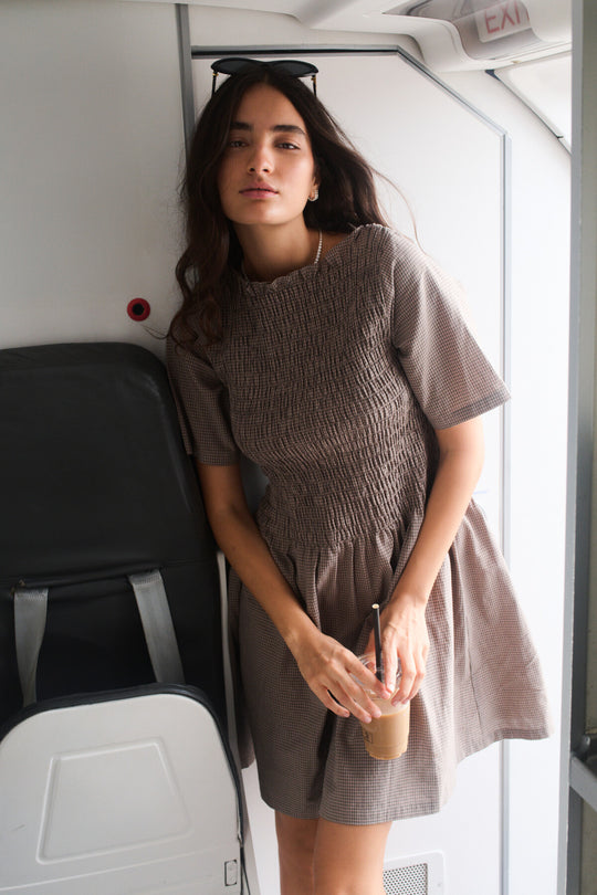 LR-RONIA 3 Kjole Brun