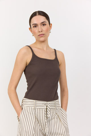 LR-NUMBIA 14 Top Mørk brun