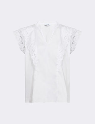 LR-ISLA SOLID 140 Bluse Hvid