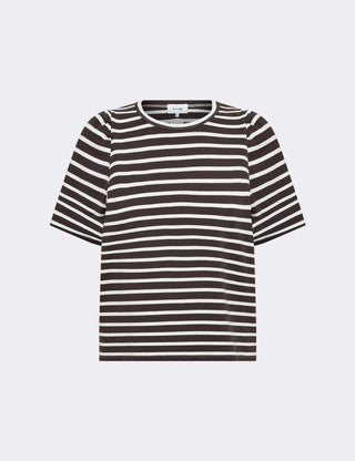 LR-NEDDIE 1 T-shirt Mørk brun