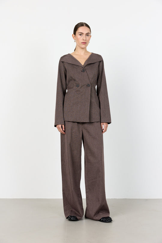 LR-OBASSIE 1 Bukser Mørk brun