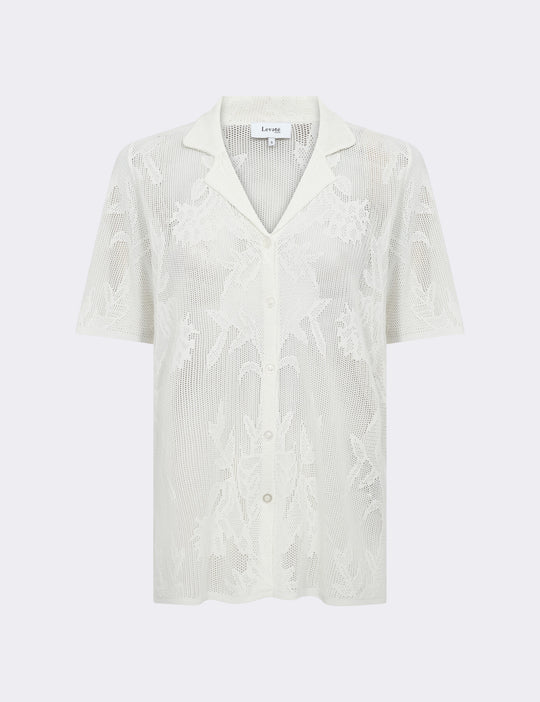 LR-RUBIE 1 Skjorte Off white