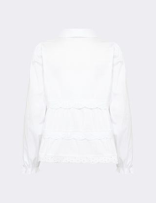 LR-ISLA SOLID 135 Skjorte Hvid