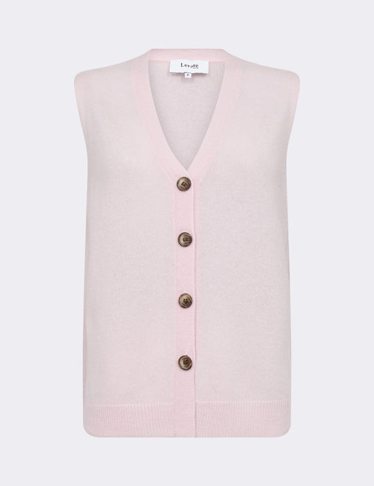 LR-ELOISE 10 Vest Lyserød