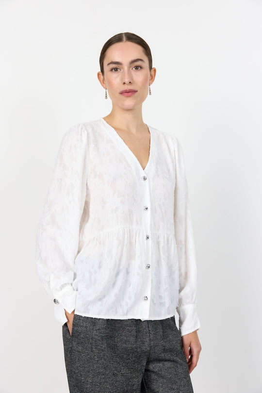 LR-OVETTE 1 Bluse Off white