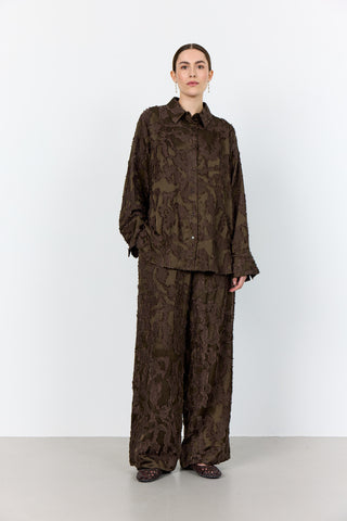 LR-NIKO 2 Skjorte Mørk brun