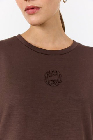LR-EZRA 11 T-shirt Mørk brun