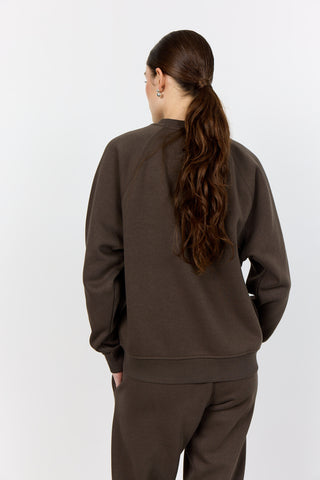 LR-NUKA 11 Sweatshirt Mørk brun