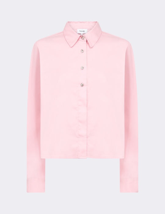 LR-ISLA SOLID 136 Skjorte Rosa