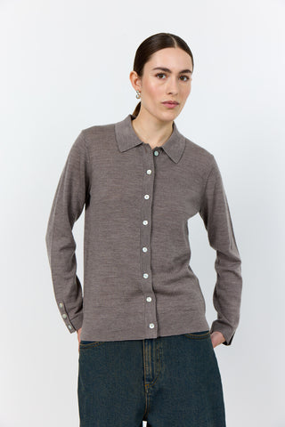 LR-ISMAILA 6 Pullover Lys brun
