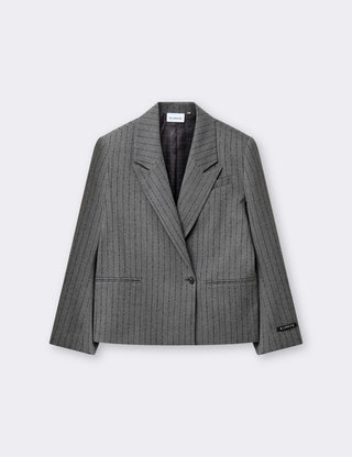 BL-AGNITA 1 Blazer Mørk grå