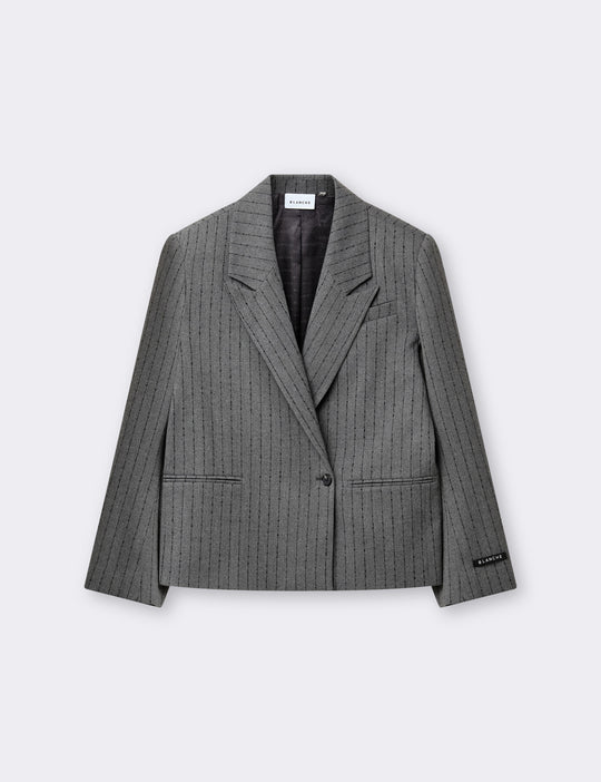 BL-AGNITA 1 Blazer Mørk grå