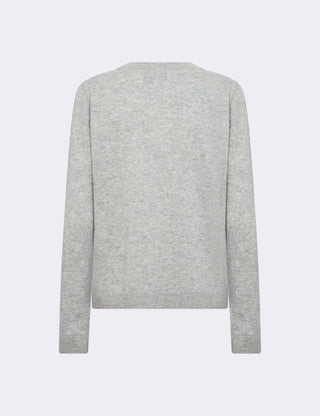 LR-ELOISE 1 Cardigan Lys grå