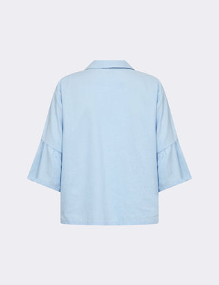 LR-NAJA 53 Bluse Lyseblå