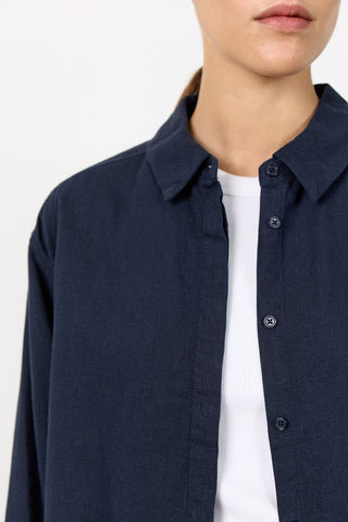 LR-NAJA 20 Skjorte Mørk blå