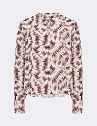 LR-NERISSA 3 Bluse Bordeaux
