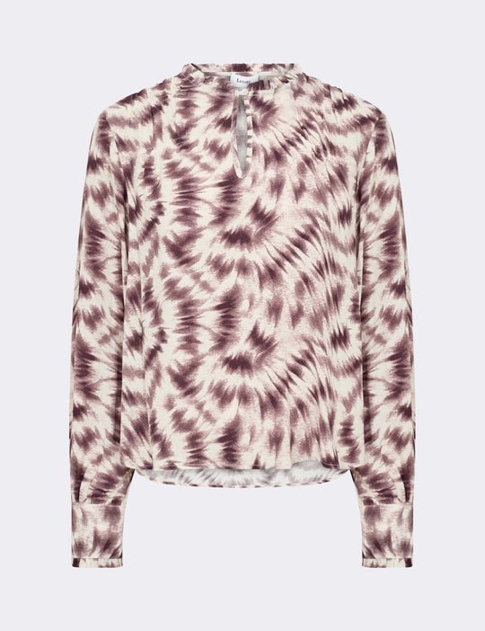 LR-NERISSA 3 Bluse Bordeaux