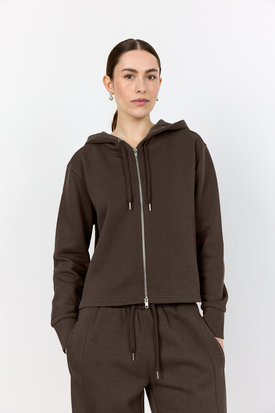 LR-NUKA 9 Sweatshirt Mørk brun