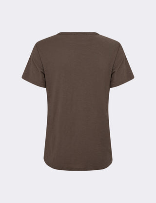 LR-ANY 1 T-shirt Mørk brun