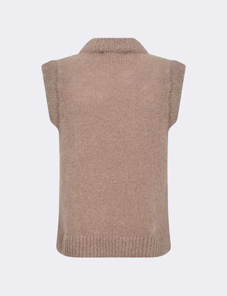 LR-NOREEN 5 Vest Lys brun