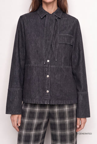 LR-TITUS 2 Skjorte Lys denim