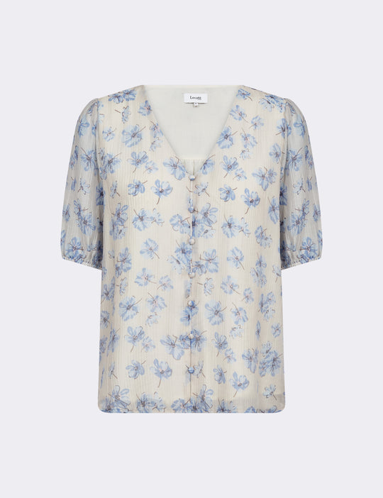 LR-RAVINA 2 Bluse Lys sand