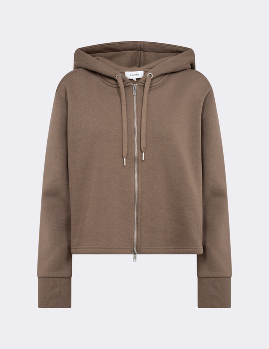 LR-NUKA 9 Sweatshirt Mørk brun