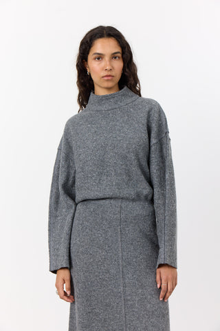LR-ICON 2 Bluse Mørk grå