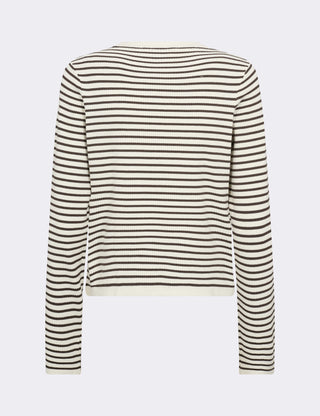 LR-KIRSTEN 3 Top Mørk brun