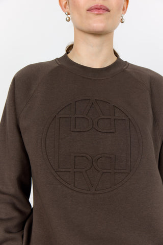LR-NUKA 11 Sweatshirt Mørk brun