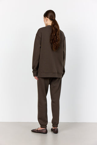 LR-NUKA 12 Sweatshirt Mørk brun
