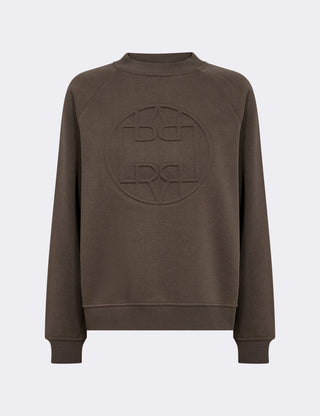 LR-NUKA 11 Sweatshirt Mørk brun