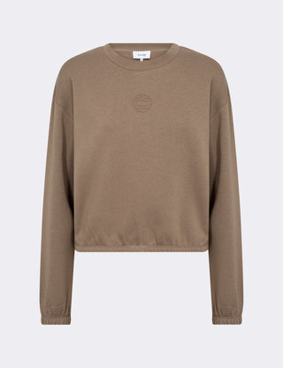 LR-NUKA 13 Sweatshirt Lys brun