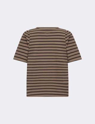 LR-NEDDIE 1 T-shirt Mørk brun