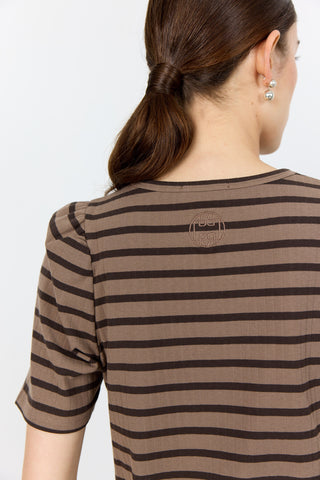 LR-NEDDIE 1 T-shirt Mørk brun