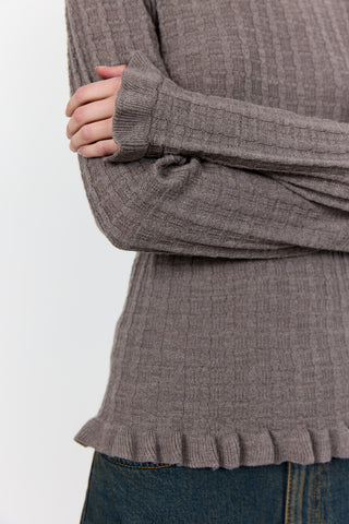 LR-ISMAILA 13 Pullover Lys brun