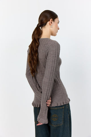 LR-ISMAILA 13 Pullover Lys brun