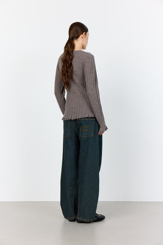 LR-ISMAILA 13 Pullover Lys brun